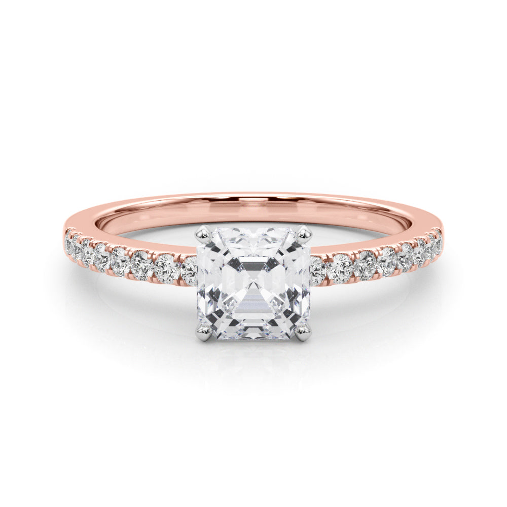 ENGAGEMENT RINGS SINGLE ROW PRONG SET - Image 6