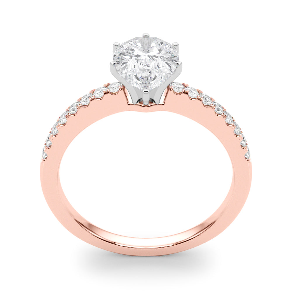 ENGAGEMENT RINGS SINGLE ROW PRONG SET - Image 4