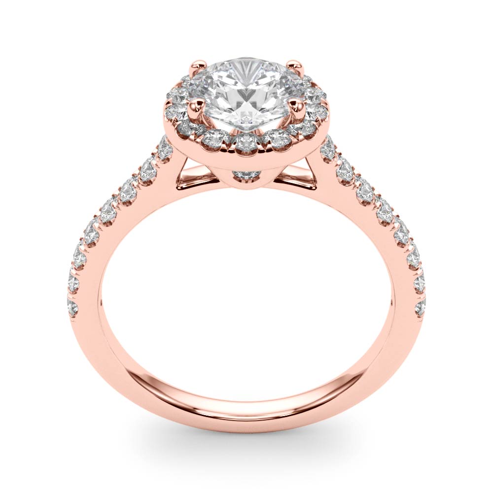 ENGAGEMENT RINGS HALO ROUND - Image 7