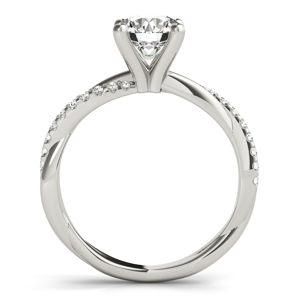 TWISTED DIA SHANK ENGAGEMENT RING - Image 9
