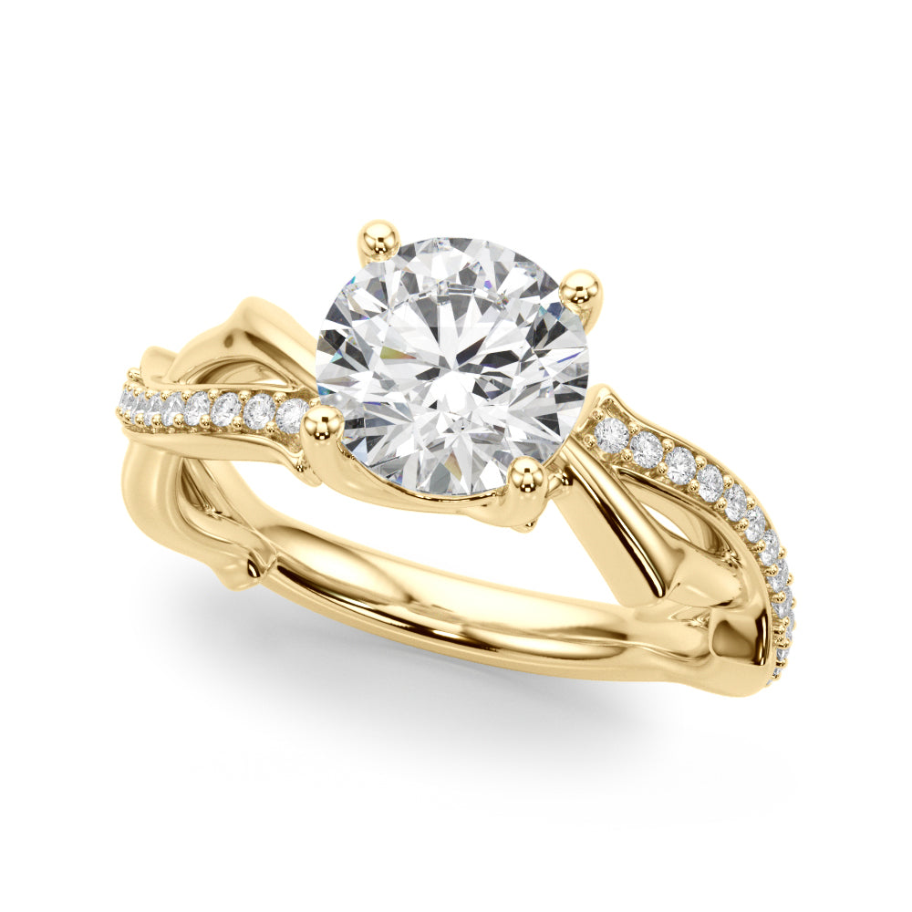 TWISTED SHANK ENGAGEMENT RING - Image 9
