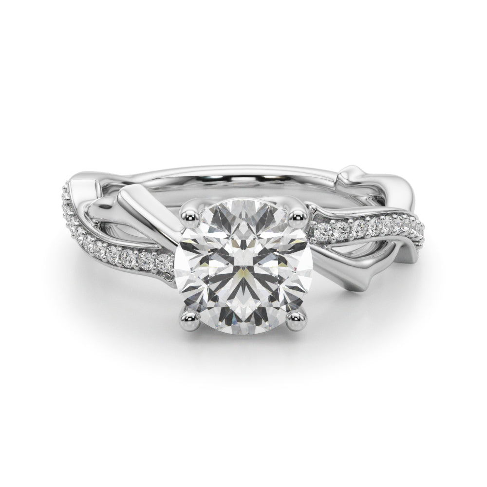 TWISTED SHANK ENGAGEMENT RING - Image 10