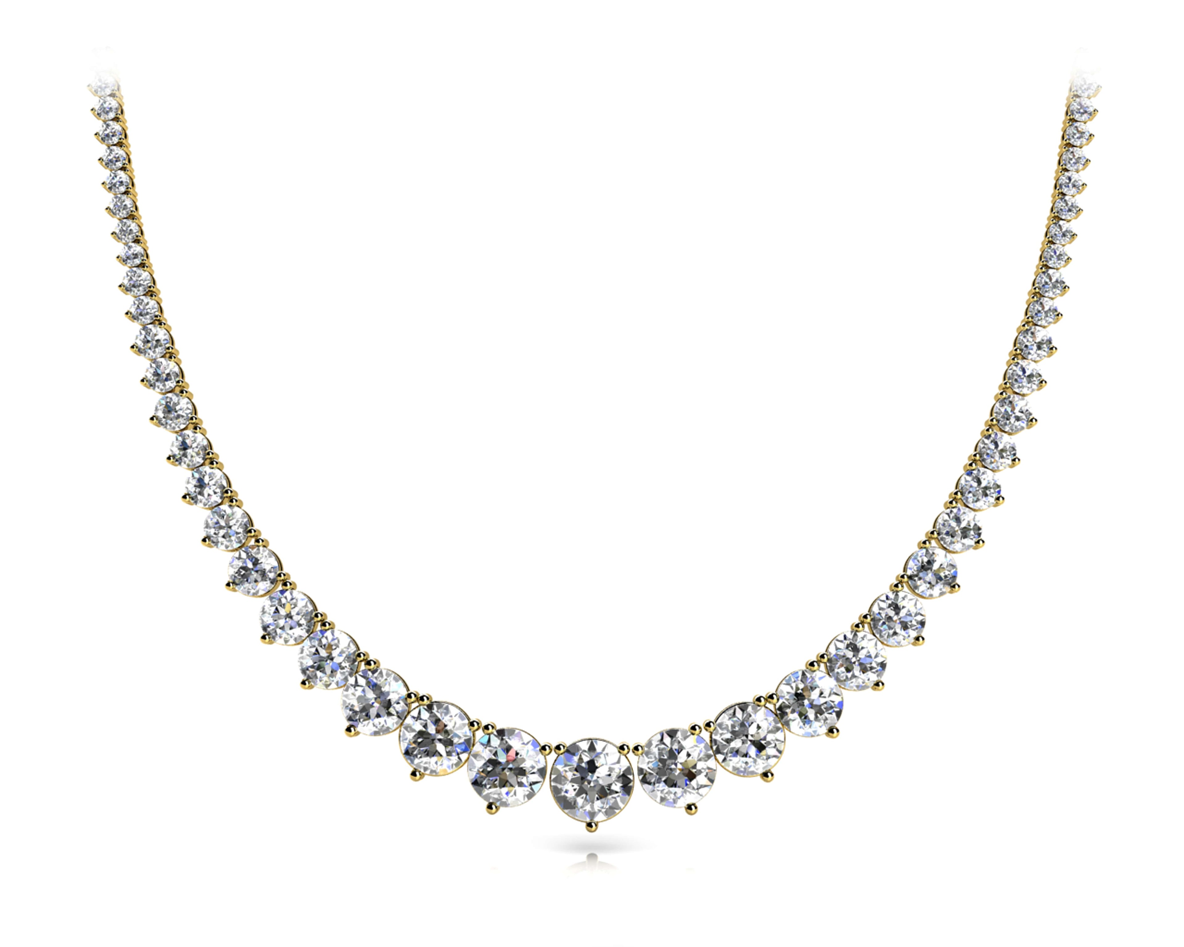 3 Prong Graduated necklace - Image 3