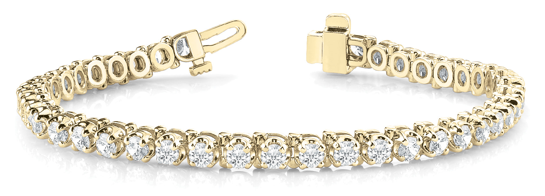Bracelet In Line Prong Set - Image 4