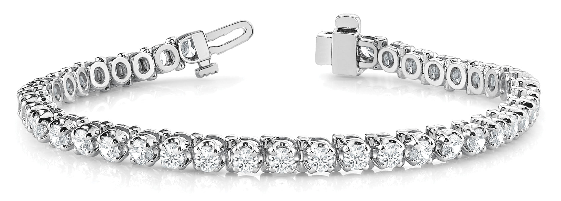 Bracelet In Line Prong Set - Image 2