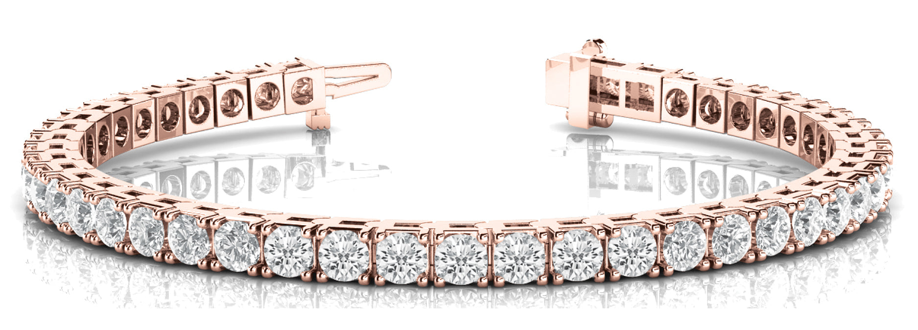 Bracelet In Line Prong Set - Image 3
