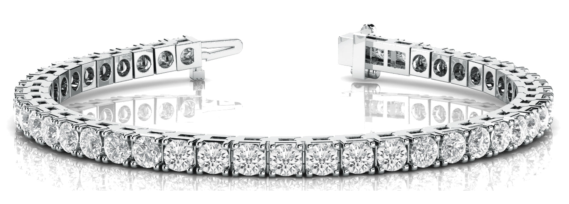 Bracelet In Line Prong Set - Image 2