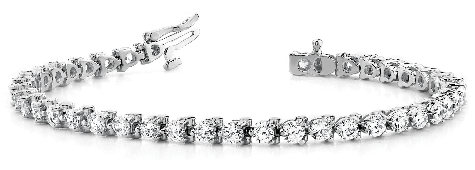 Bracelet In Line Prong Set - Image 2