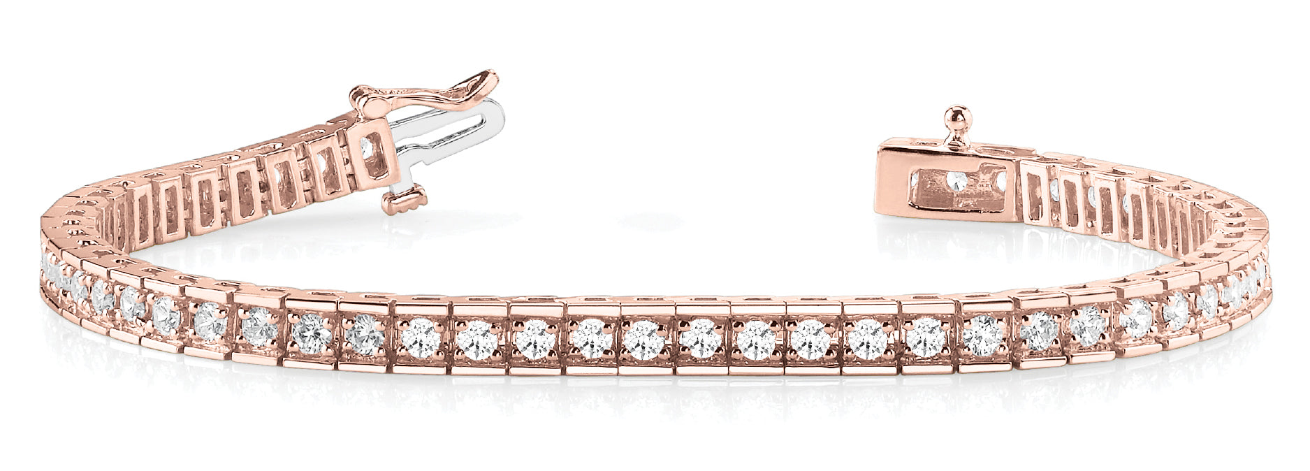 Bracelet In Line Prong Set - Image 4