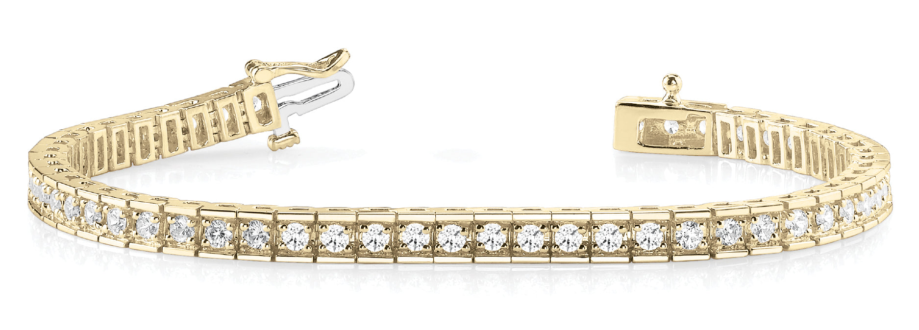 Bracelet In Line Prong Set - Image 3