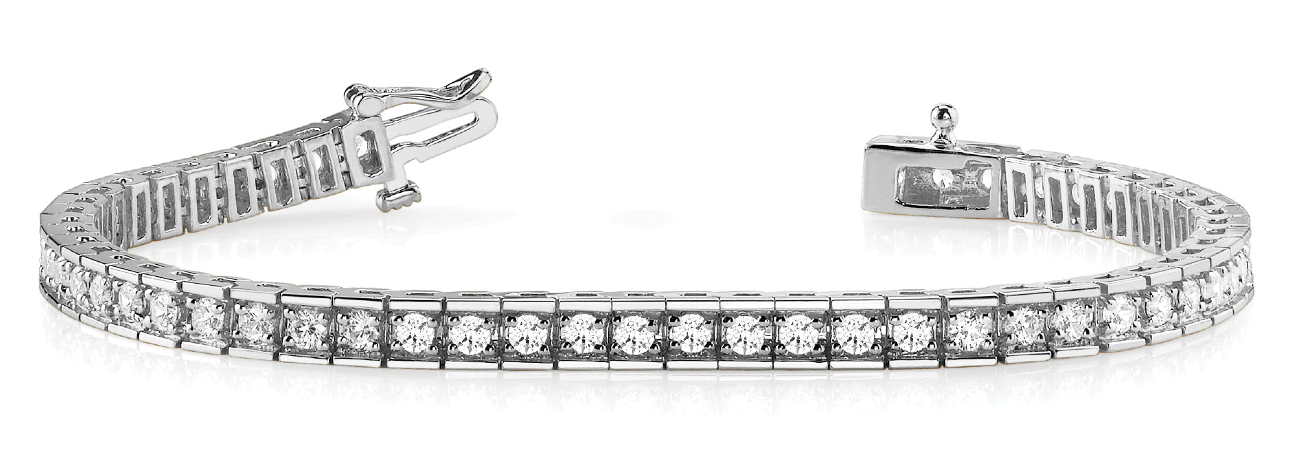 Bracelet In Line Prong Set - Image 2
