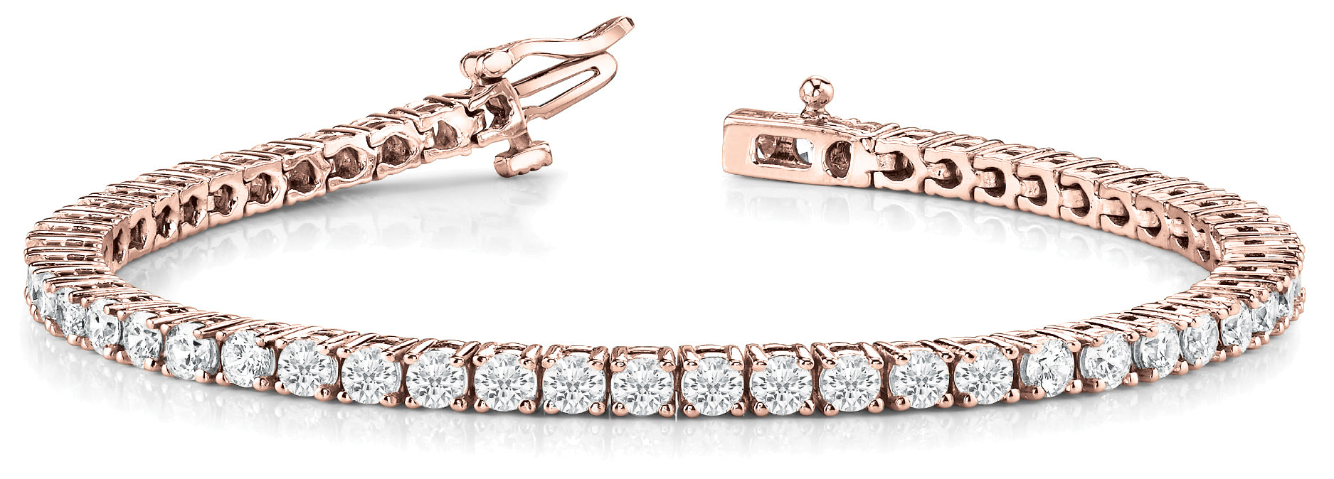 Bracelet In Line  Prong Set - Image 4