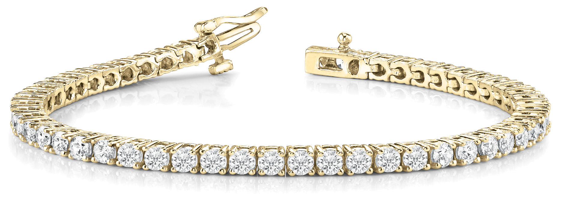 Bracelet In Line  Prong Set - Image 3