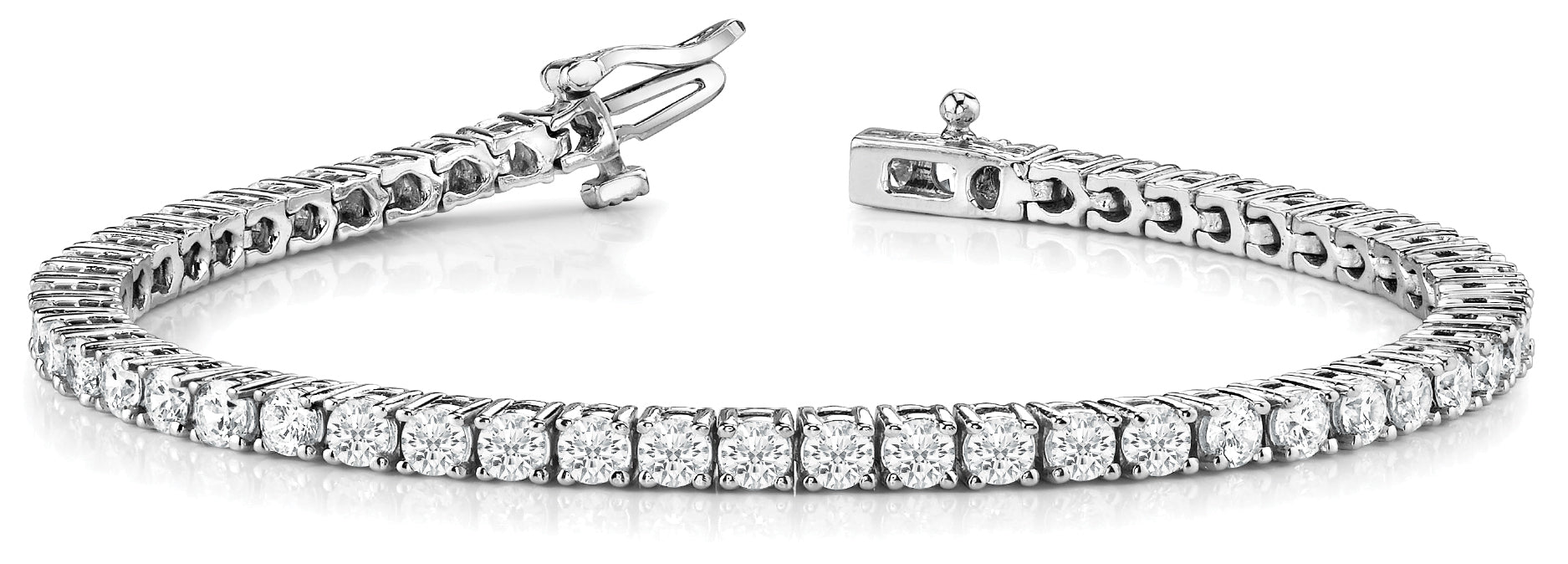 Bracelet In Line  Prong Set - Image 2