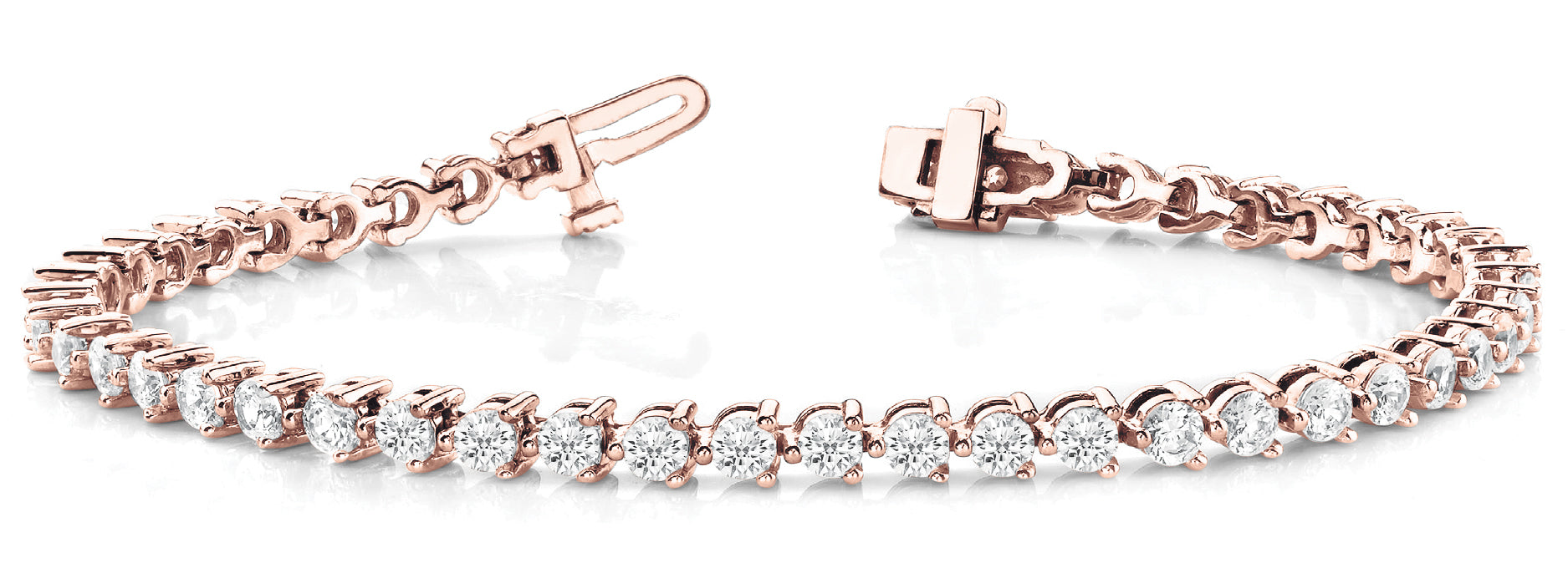 Bracelet In Line  Prong Set - Image 4