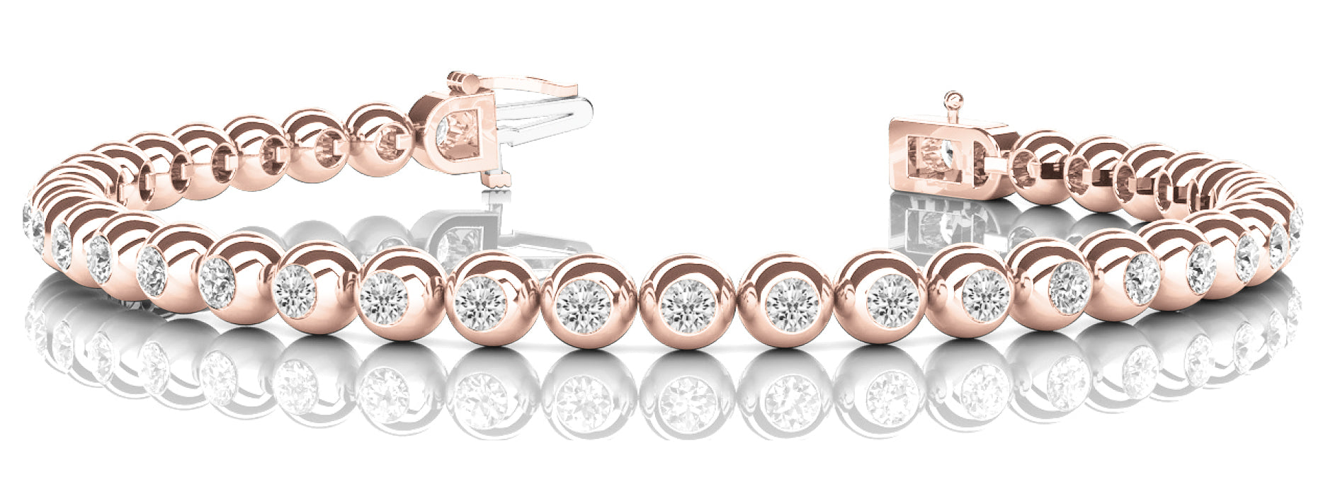 Bracelet In Line Bezel Set - Image 3