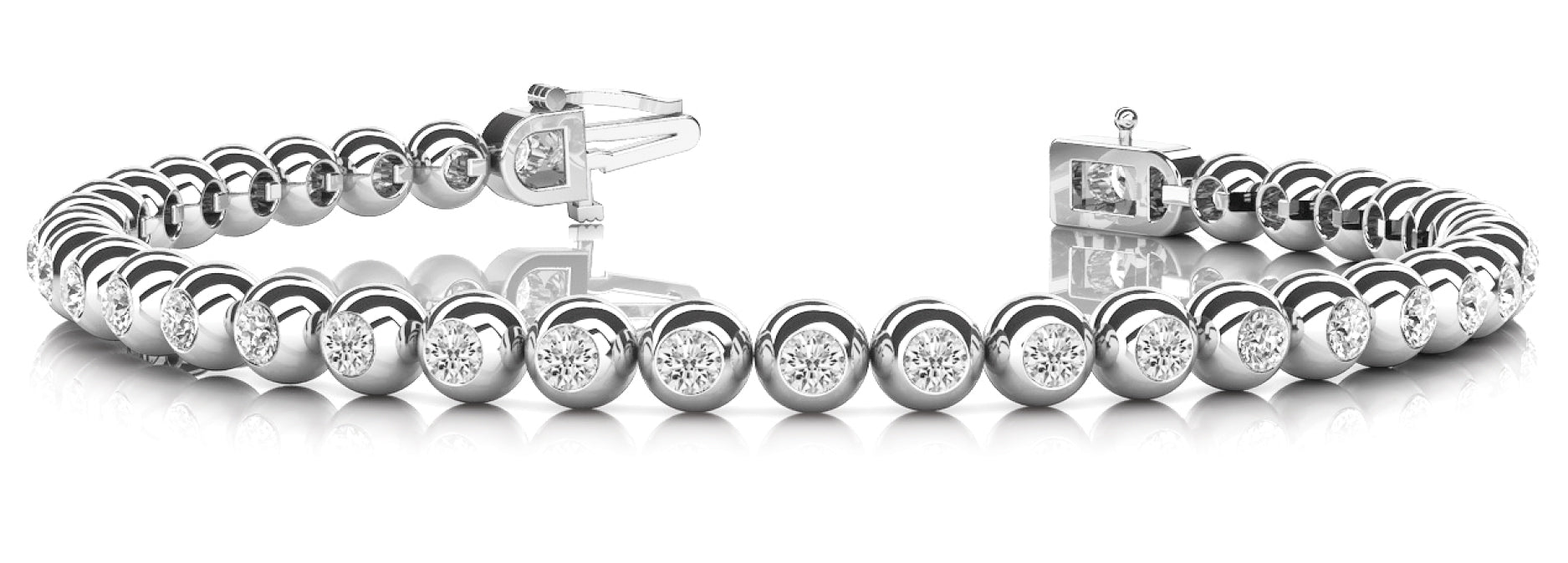 Bracelet In Line Bezel Set - Image 2