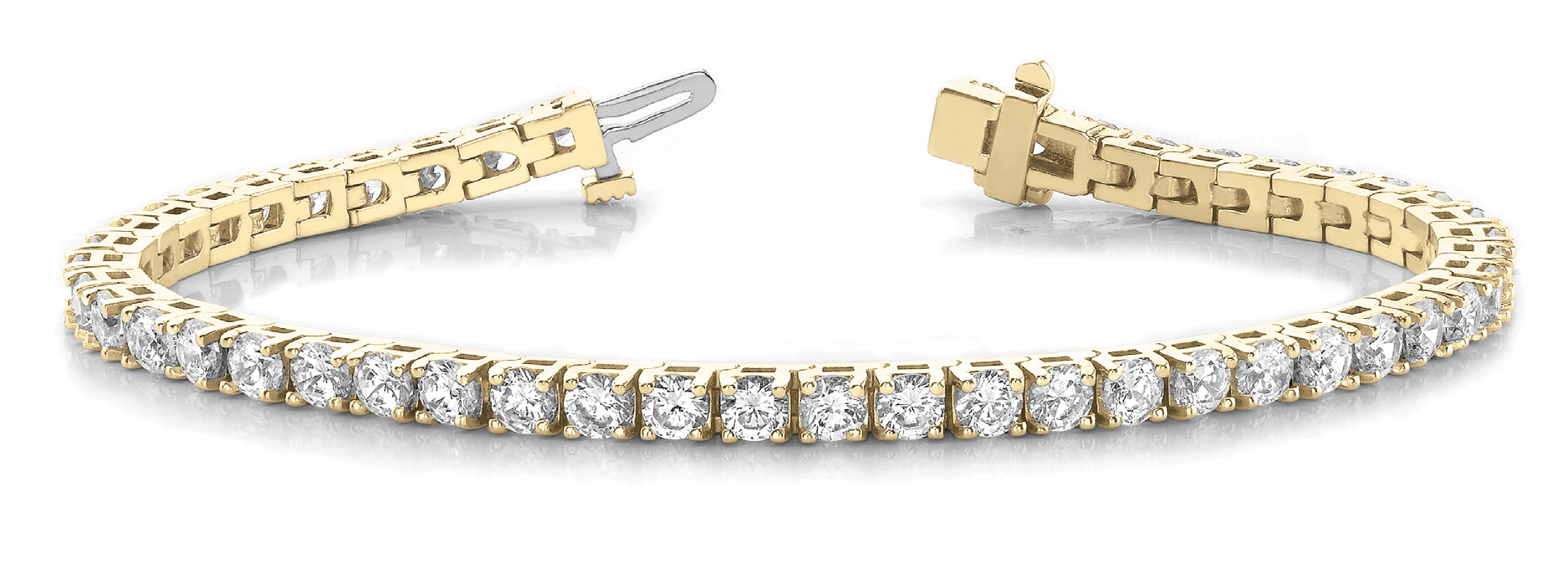 Bracelet In Line Prong Set - Image 3