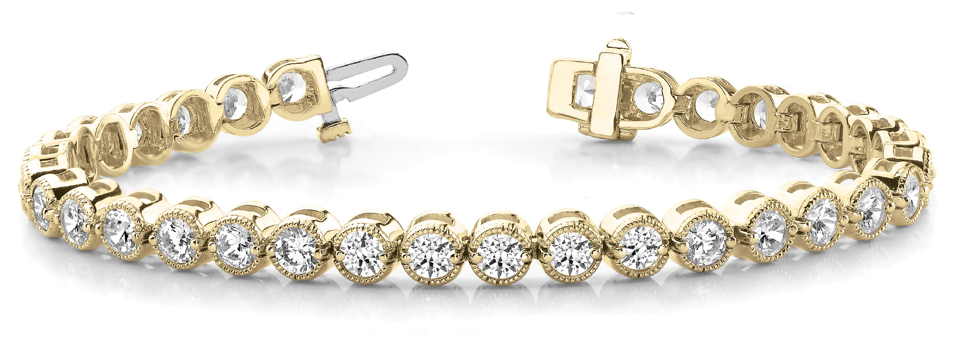 Bracelet In Line Prong Set - Image 4