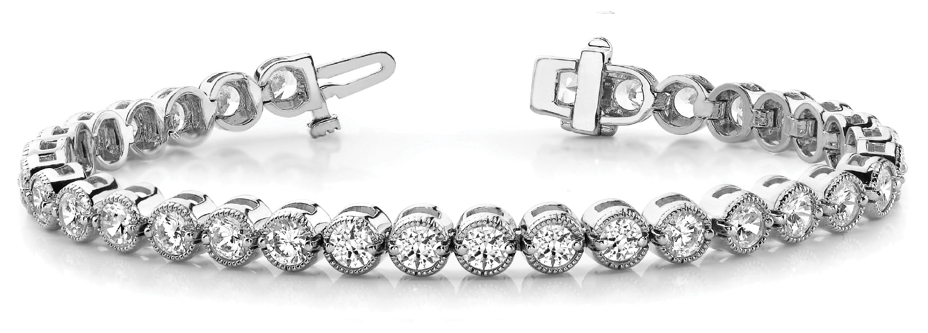 Bracelet In Line Prong Set - Image 2