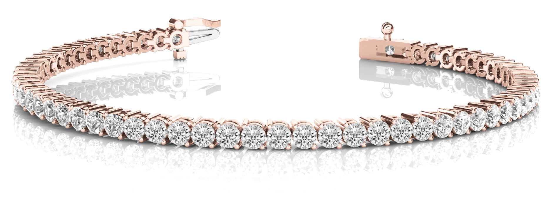 Bracelet In Line Prong Set - Image 3