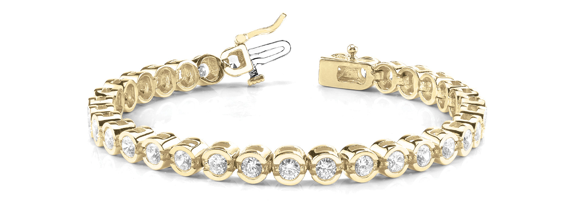 Bracelet In Line Bezel Set - Image 4