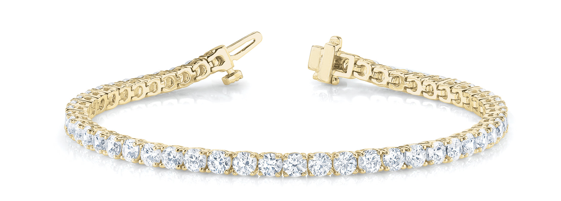 Bracelet In Line Prong Set - Image 4