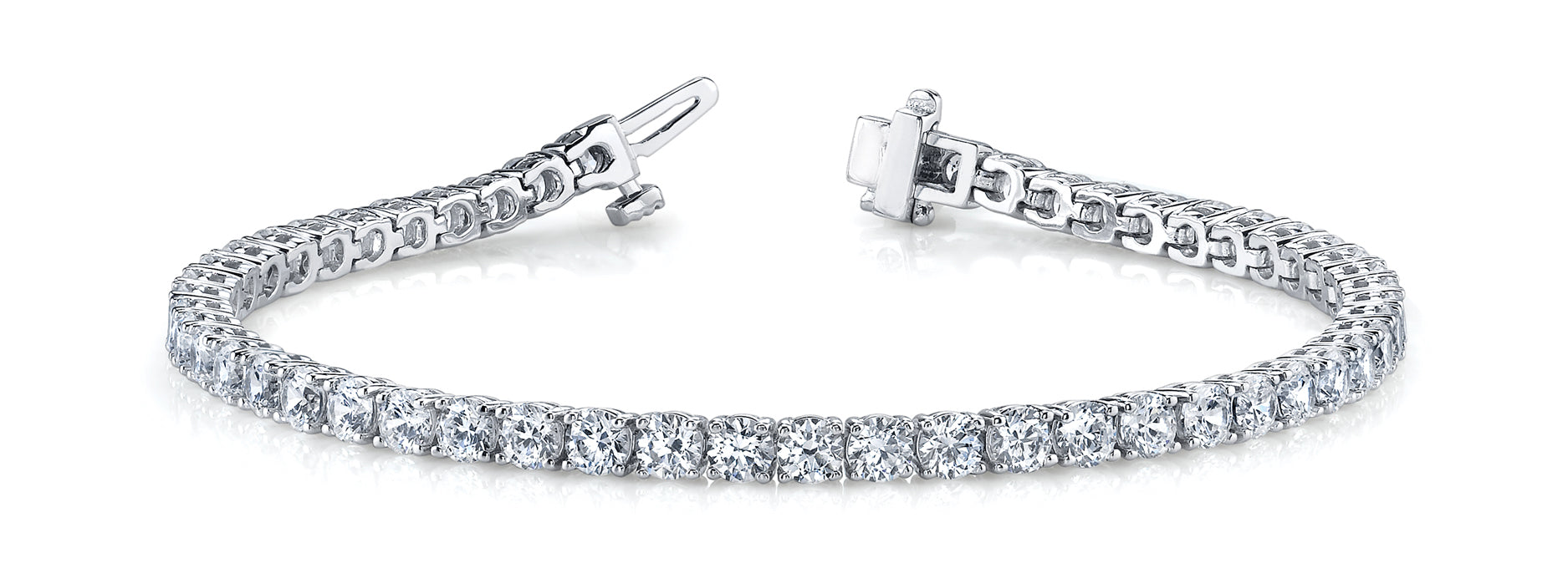 Bracelet In Line Prong Set - Image 2