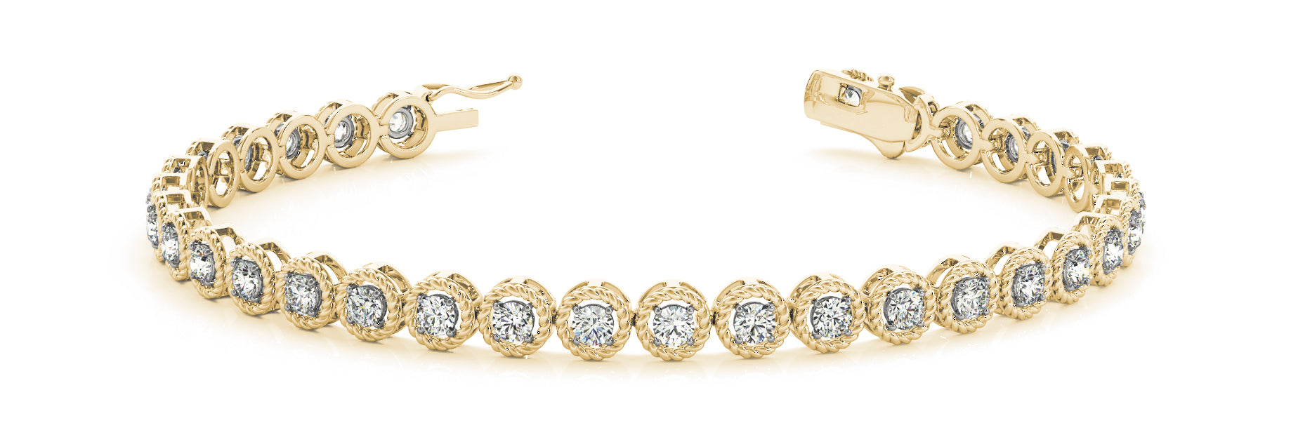Bracelet In Line Prong Set - Image 3