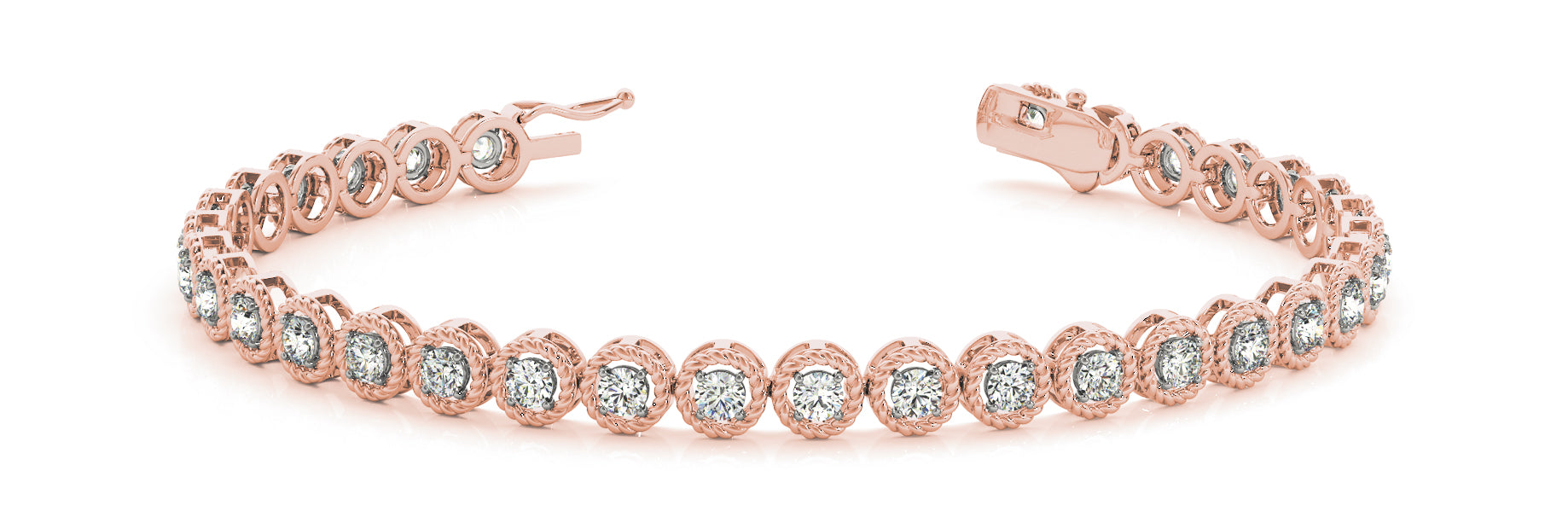 Bracelet In Line Prong Set - Image 4