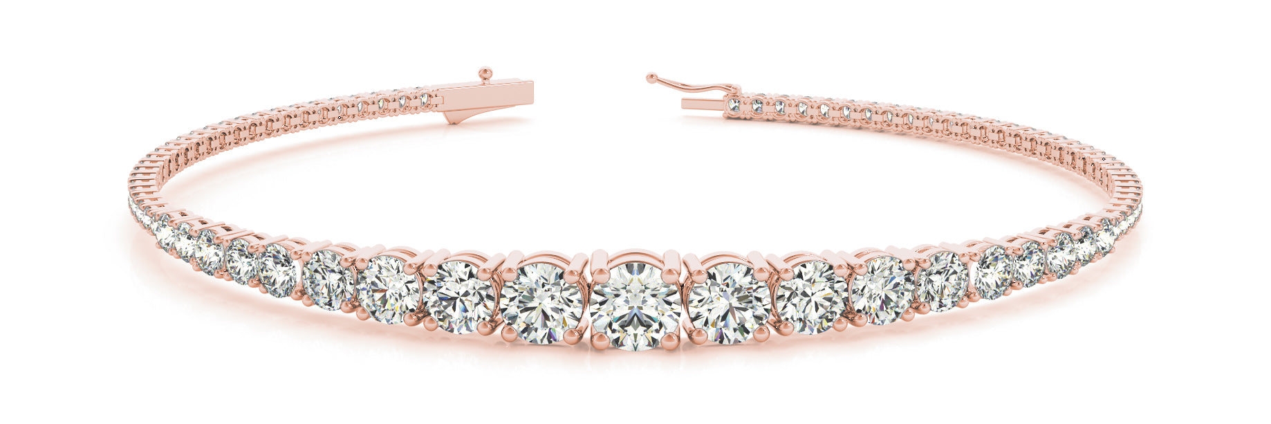 Bracelet In Line Prong Set - Image 4