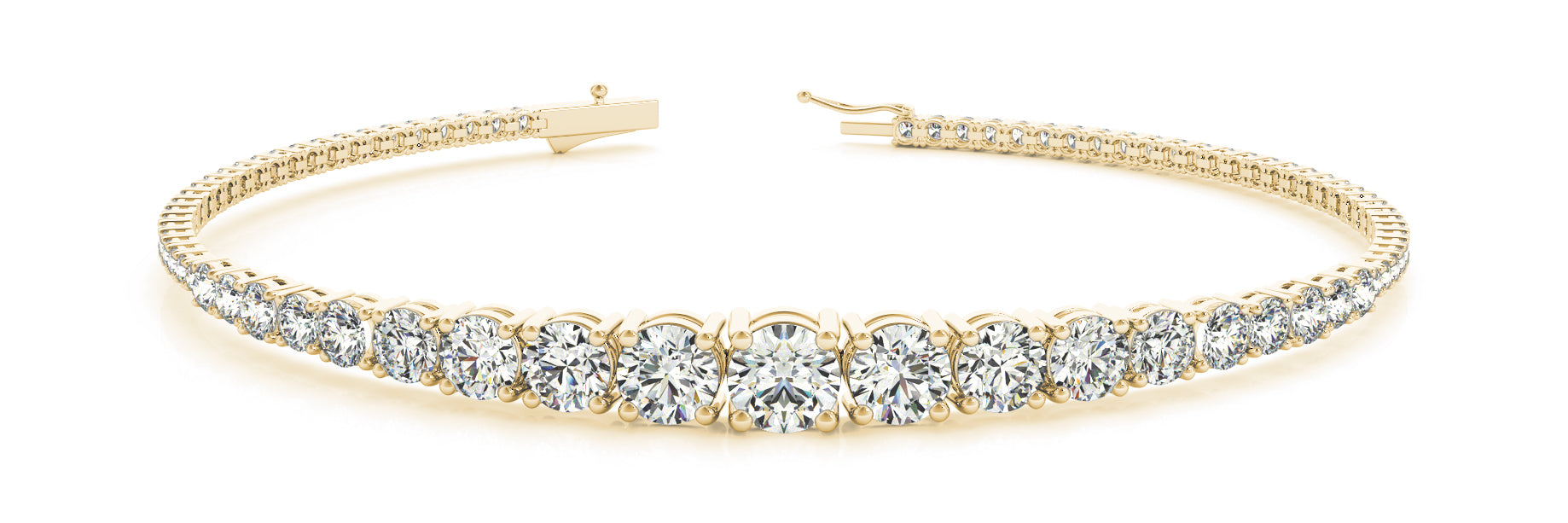 Bracelet In Line Prong Set - Image 3