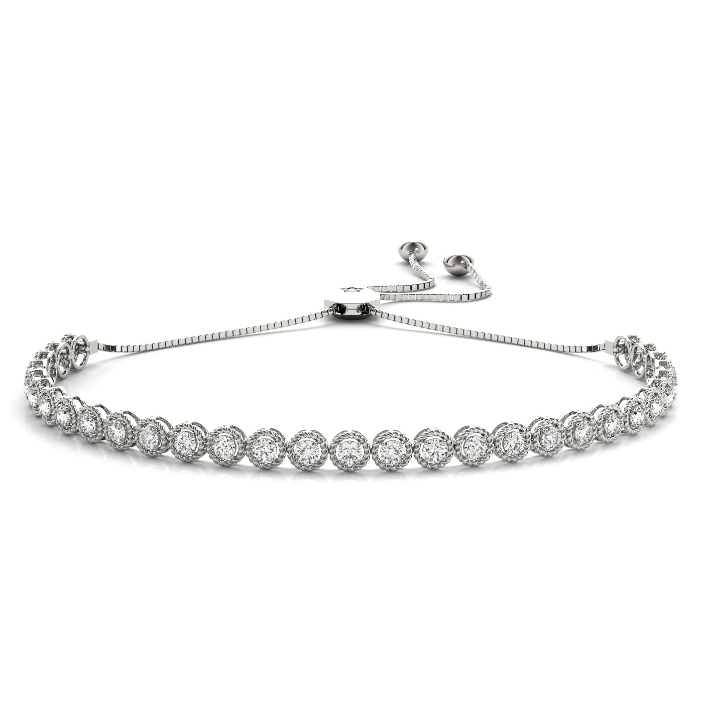 MILGRAIN ADJUSTABLE BRACELET - Image 2