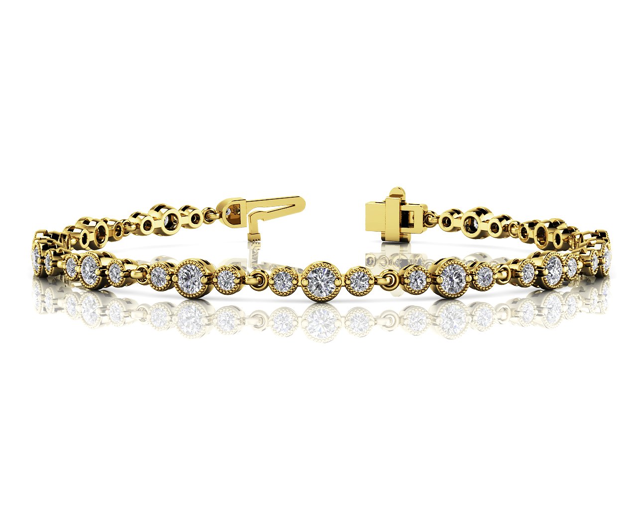 BRACELET WITH MILGRAIN - Image 3