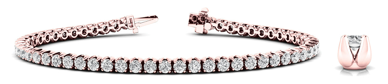 4 PRONG INLINE BRACELET - Image 4
