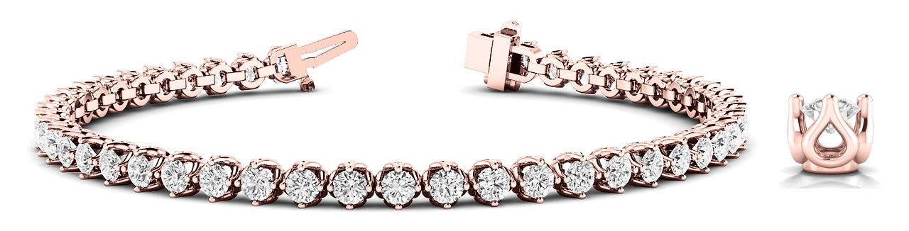 4 PRONG INLINE BRACELET - Image 4