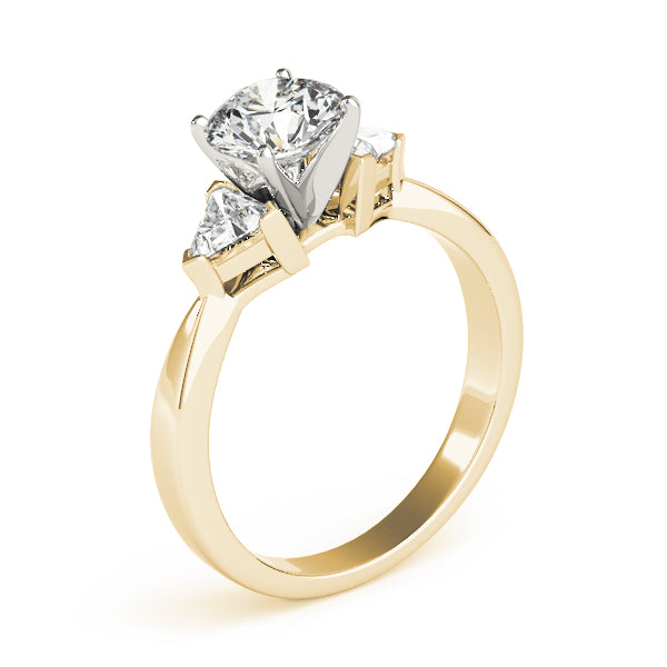ENGAGEMENT RINGS 3 STONE TRILLION - Image 3