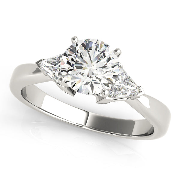 ENGAGEMENT RINGS 3 STONE TRILLION - Image 2