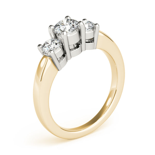 ENGAGEMENT RINGS 3 STONE ROUND - Image 7
