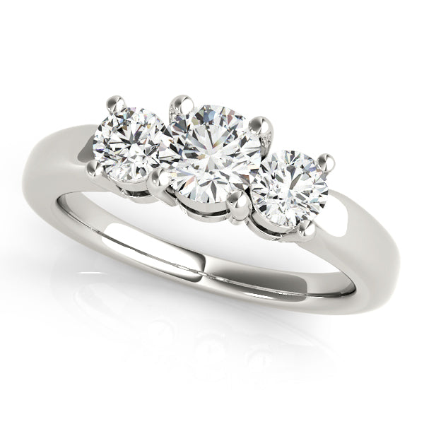 ENGAGEMENT RINGS 3 STONE ROUND - Image 2