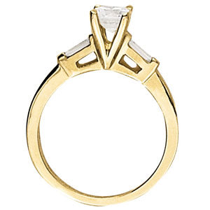 ENGAGEMENT RINGS FANCY SHAPE BAGUETTE REMOUNTS - Image 6
