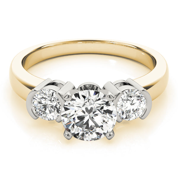 ENGAGEMENT RINGS 3 STONE ROUND - Image 6