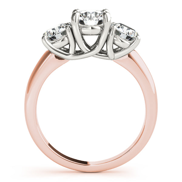 ENGAGEMENT RINGS 3 STONE ROUND - Image 6