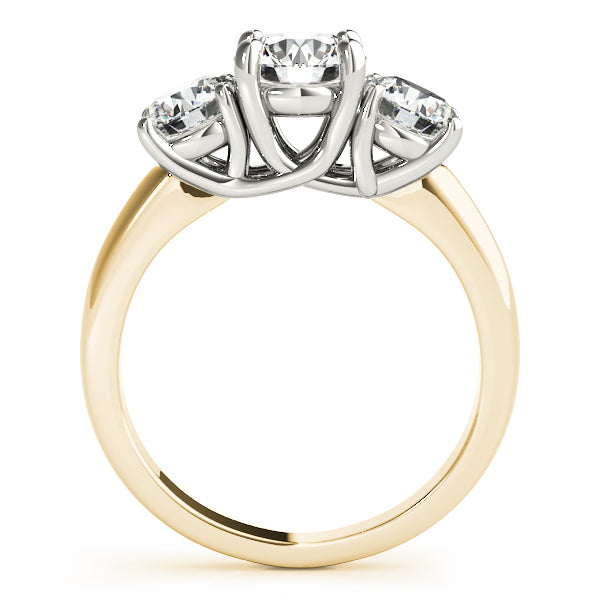 ENGAGEMENT RINGS 3 STONE ROUND - Image 9