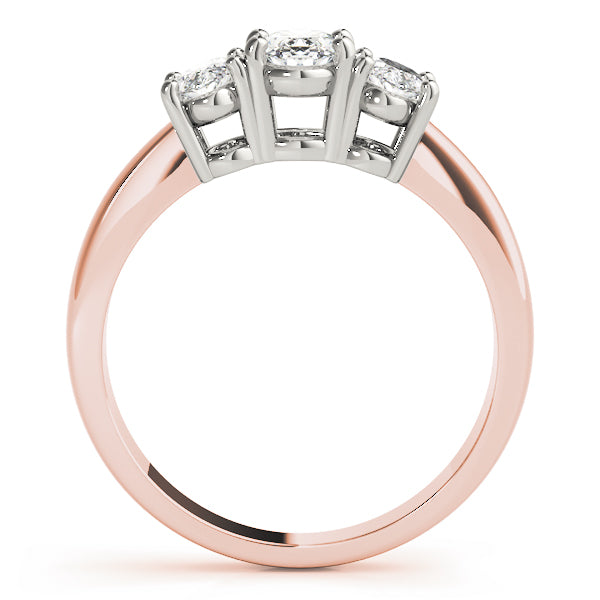 ENGAGEMENT RINGS 3 STONE OVAL - Image 8