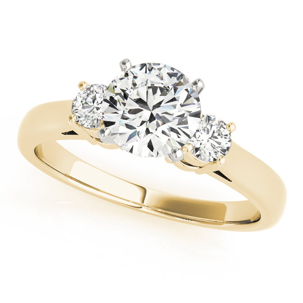 ENGAGEMENT RINGS 3 STONE ROUND - Image 4