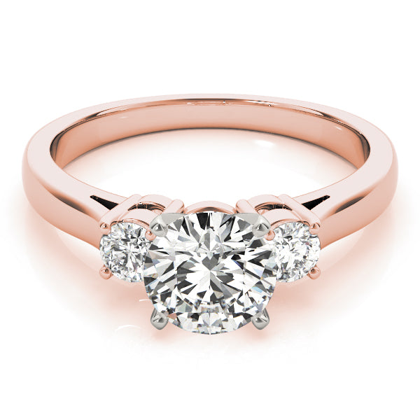 ENGAGEMENT RINGS 3 STONE ROUND - Image 9