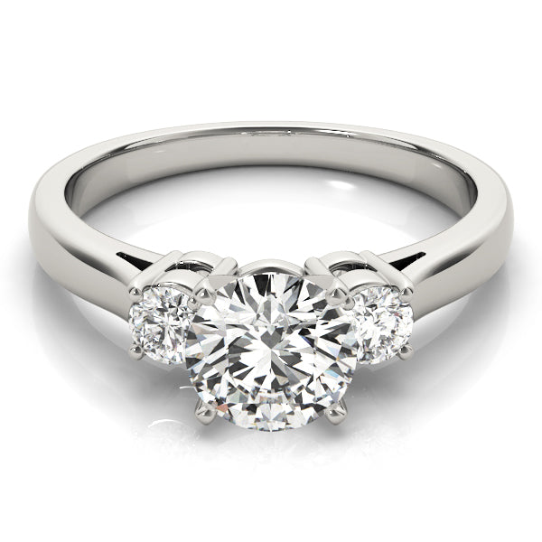 ENGAGEMENT RINGS 3 STONE ROUND - Image 8