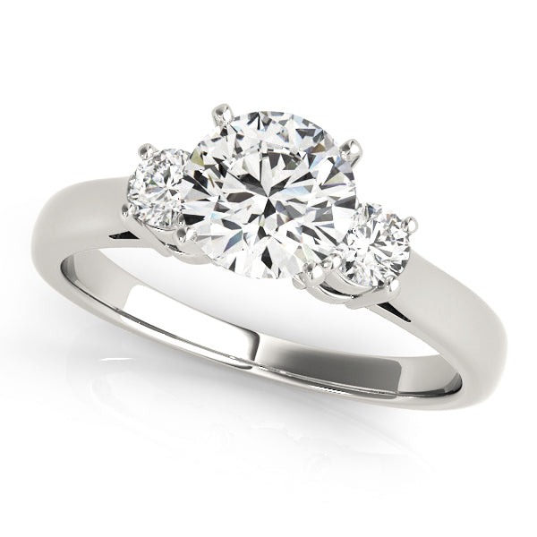 ENGAGEMENT RINGS 3 STONE ROUND - Image 2