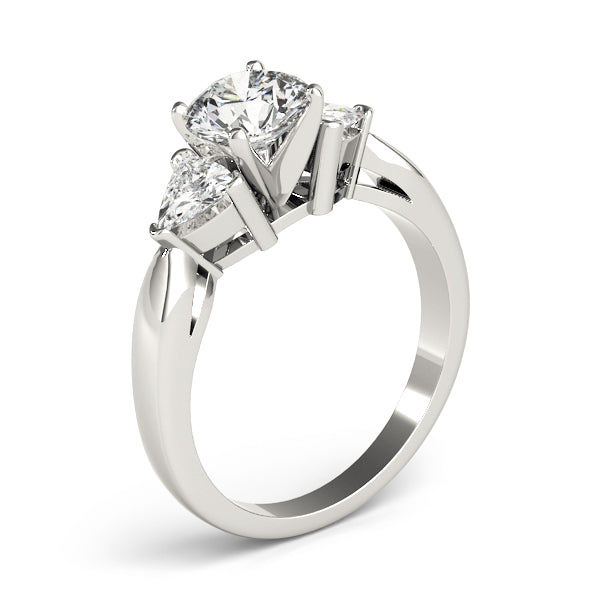 ENGAGEMENT RINGS 3 STONE TRILLION - Image 3